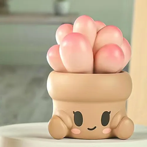 Miniatura 6 de Aven Rabbit Hugging Succulents 2 Series - Caja ciega de juguetes para figuras de acción lindas, modelo de regalo de cumpleaños, bolsa ciega