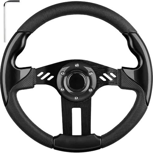 Volante de Carrito de Golf EZGO, Compatible con EZGO TXT RXV, Club Car DS Precedent Tempo, Yamaha G2-G29 Mayoría de Carritos de Golf, Volante