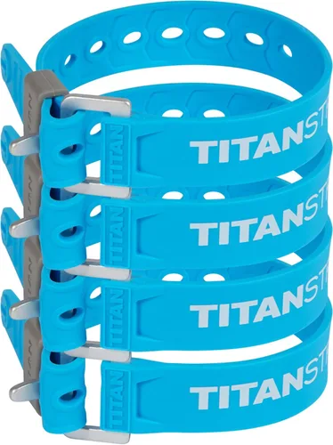 Miniatura 11 de Titan Utility Straps - Correas de tensión fáciles de usar y fiables para asegurar bicicletas y motocicletas, esquís, mangueras de jardín, Verde lima