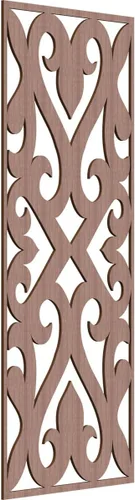 Miniatura 62 de Keene Paneles de pared decorativos de madera con calado, 9 3/8 pulgadas de ancho x 24 3/8 pulgadas de alto x 1/4 de alto, roble rojo rojo (Red Oak)