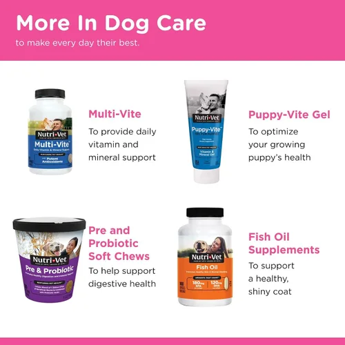 Miniatura 6 de Nutri-Vet Allerg-Eze - Masticables para perros – Antioxidantes formulados y ácidos omega-3 – Apoya la salud respiratoria y de la piel – 60