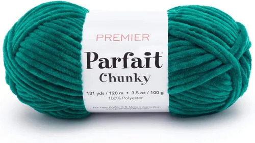 Miniatura 16 de Premier Parfait Hilo Grueso - Súper Voluminoso para Tejer y Hacer Ganchillo, Chenilla, Sunshine