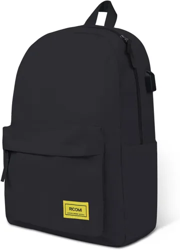 Miniatura 9 de Mochila ligera de alta calidad para laptop con puerto de carga USB, bolsa duradera para la escuela universitaria, 2 organizadores integrados, funda