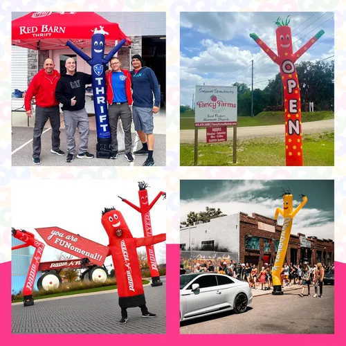 Miniatura 5 de LookOurWay Wacky Waving - Chico inflable de tubo – Bailarines de aire personalizados publicitarios inflables de aire para promoción de negocios
