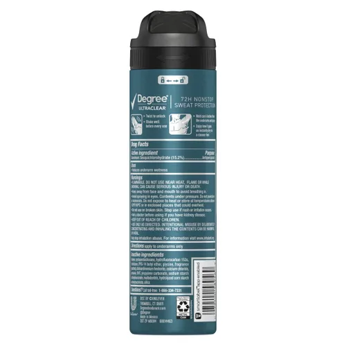 Miniatura 2 de Degree Desodorante Antitranspirante para Hombres en Aerosol Seco Negro + Blanco Protege de las Manchas de Desodorante Antitranspirante para Hombres