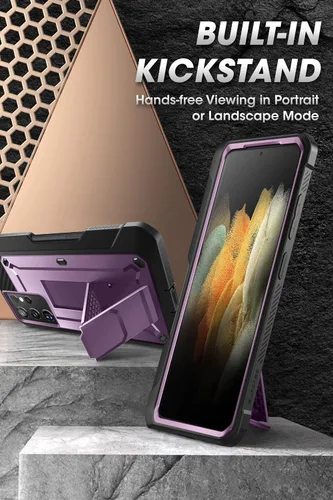 Miniatura 4 de SUPCASE Unicorn Beetle Pro Series - Funda para Samsung Galaxy S21 Ultra 5G (versión 2021), carcasa de doble capa resistente con ranura para S Pen
