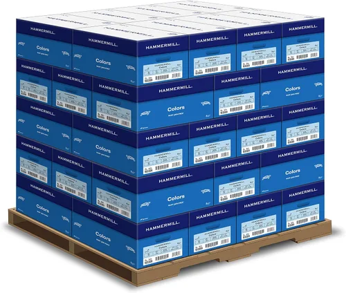 Miniatura 26 de Hammermill Papel de color, papel de impresora crema de 20 libras, 8.5 x 11-1 resma (500 hojas), fabricado en los Estados Unidos, papel pastel