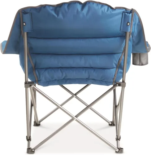 Miniatura 5 de Guide Gear Silla de campamento acolchada extragrande de gran tamaño, portátil, plegable, sillas grandes de descanso de campamento y playa para Azul