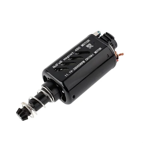 Miniatura 2 de CCHF-480WAM-7519G 19TPA 28000RPM Motor de alta potencia para Airsoft Gel M4 / M16/ MP5 / G3 / P90 AK G36