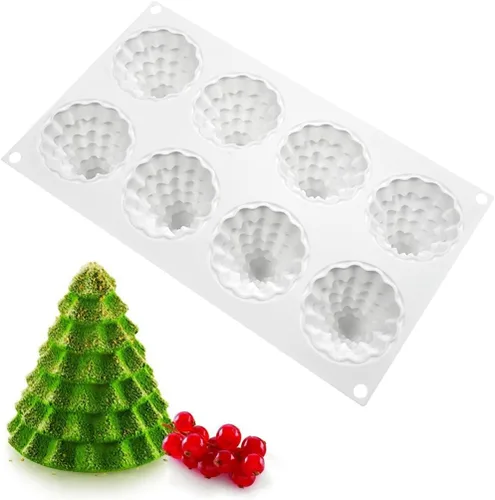 Miniatura 3 de TUKE Molde de silicona para árbol de Navidad, moldes en forma de árbol para hacer velas de jabón hechas a mano, pasteles, dulces de postre