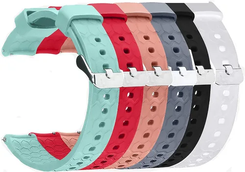 Miniatura 10 de FitTurn Correa de reloj compatible con Huami Amazfit GTS y Amazfit GTR 1.654 in Smart Watch Reemplazo suave estilo camuflaje silicona 0.787 in