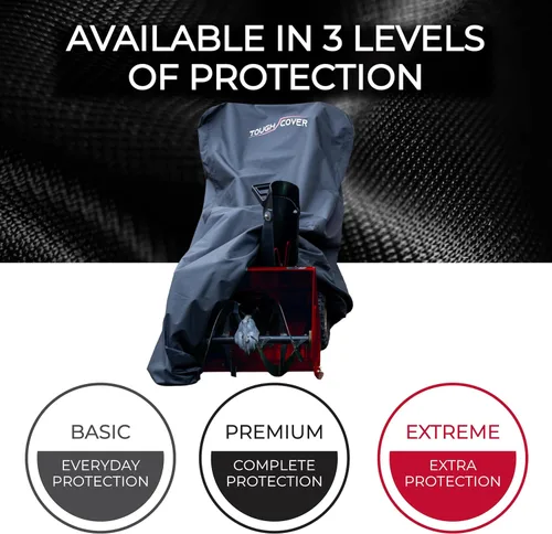 Miniatura 2 de Tough Cover Cubierta para soplador de nieve 600D impermeable al aire libre, cubierta resistente para quitanieves, ajuste universal para EGO, Honda