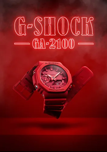 Miniatura 5 de G-shock - Reloj Casio color carbón con protección Ga-2100-1ajf para hombre