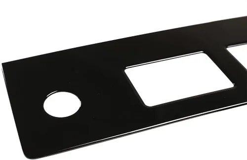 Miniatura 5 de YIWANG LHD para Land Rover Discovery 5 2021-2022 ABS Panel de engranajes de control central del coche decorativo Marcos Cubiertas etiqueta engomada