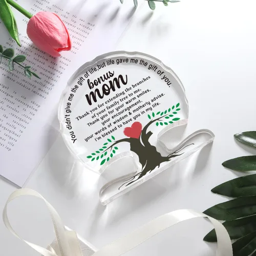 Miniatura 6 de Regalos adicionales para mamá de parte de hija e hijo, regalo de cumpleaños para madrastra, madre, regalos únicos de agradecimiento para mamá