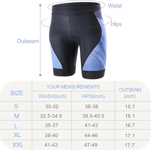 Miniatura 5 de Aeike 4D Padded Seat Cushion Cycling Shorts Breathable Quick-Drying Shockproof Elastic Bike Shorts for Women