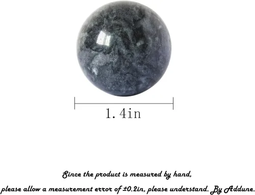 Miniatura 3 de Bolas de Baoding chinas, color gris oscuro, para ejercicio de salud, bolas de mano para el estrés, bolas de mármol para medicina china natural