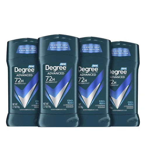 Miniatura 2 de Degree Desodorante antitranspirante de protección avanzada para hombre, Cool Rush, 4 unidades, 72 horas y desodorante antitranspirante avanzado