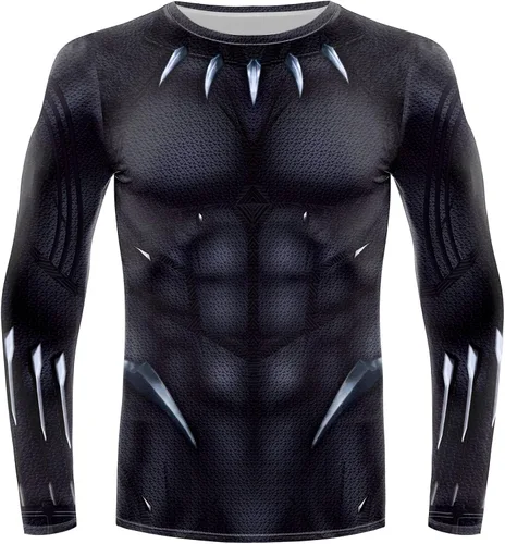 Dimplier Camiseta de compresión para hombre, camiseta deportiva de manga larga para entrenamiento atlético