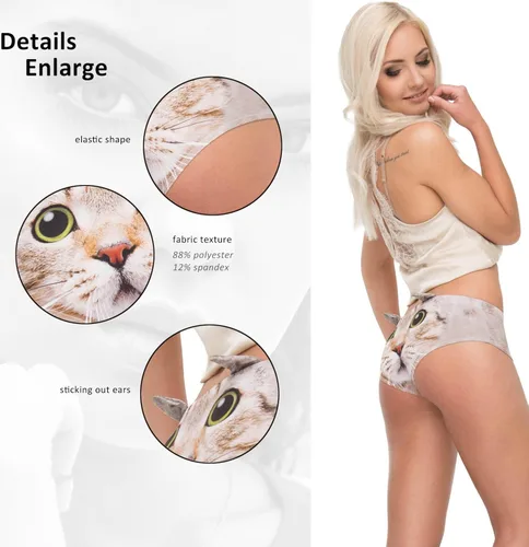 Miniatura 3 de Pantaletas divertidas para mujer, ideal como regalo para ella, regalo de San Valentín