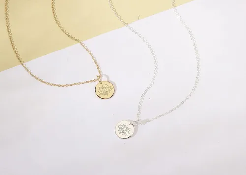 Miniatura 3 de HOPE LOVE SHINE New Beginnings Lotus Necklace for Women - Gifts for Her - Divorce Gifts, Addiction Recovery, AAA, Sobriety Gifts for Women, Break