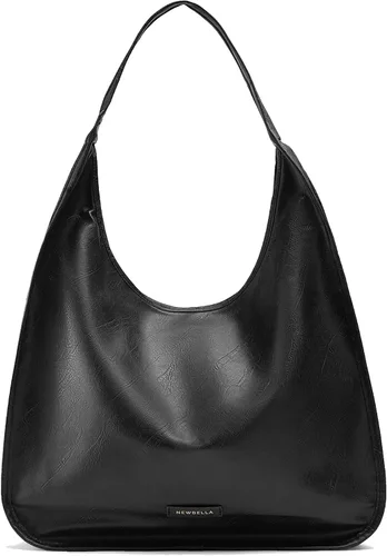 Miniatura 11 de NEWBELLA Bolso Hobo para mujer - Bolso de hombro y bandolera de cuero sintético, bolso de mano espacioso para el trabajo y uso diario