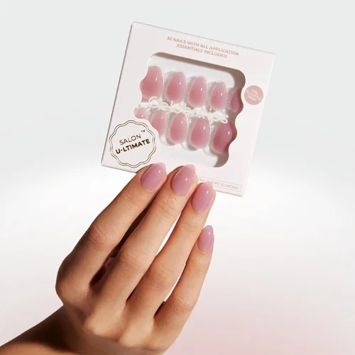 Miniatura 9 de Celebritips Uñas postizas a presión - Salon U-ltimate™ Bailarina, Uñas de almendra extra cortas, reutilizables 16 tamaños - Kit de 32 uñas