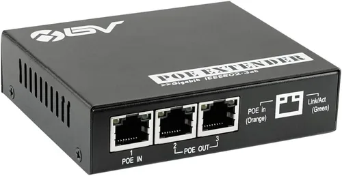 Miniatura 7 de BV-Tech Inyector Gigabit PoE+ de Alimentación a través de Ethernet 30W Plug & Play hasta 99 Metros