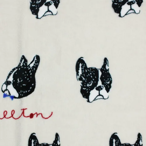 Miniatura 4 de Manta mullida de franela de forro polar para mascotas, para sofá, 29.5 x 39.5 pulgadas, diseño de lindos animales, para cachorros y gatos pequeños