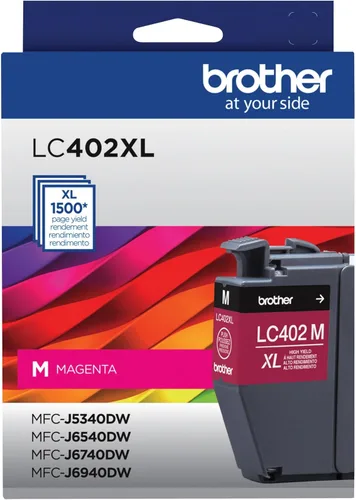 Miniatura 8 de Brother Cartucho de tinta negro de alto rendimiento LC402XLBK genuino