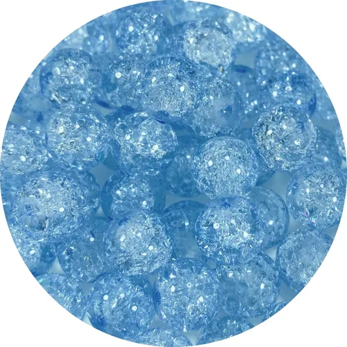 Miniatura 23 de 100 cuentas de cristal agrietado redondas de 0.315 pulgadas (0.315 in), cuentas espaciadoras para hacer joyas, collares, pulseras, aretes, Mezcla