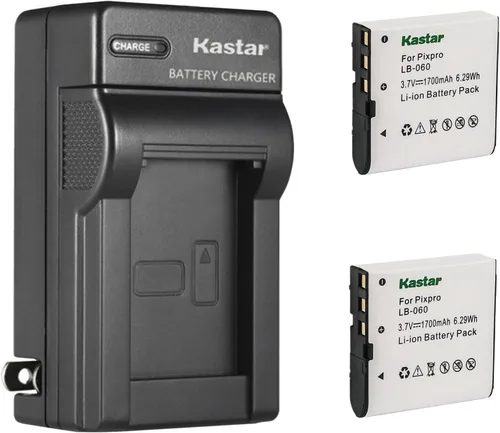 Miniatura 5 de Kastar Reemplazo del cargador de batería de pared CA para batería Kodak LB-060 LB060, Kodak AZ251, AZ361, AZ362, AZ365, AZ421, AZ422, AZ425, AZ425