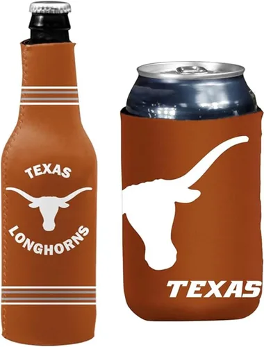 Miniatura 84 de College Team Color Logo Can & Bottle Holder Insulator Beverage Cooler Set
