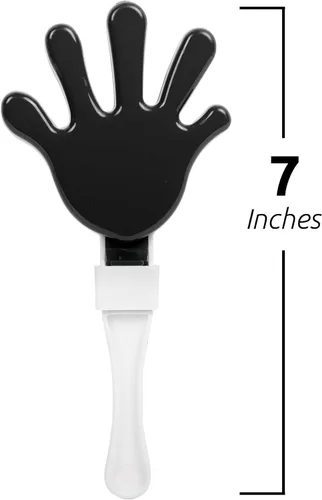 Miniatura 3 de Windy City Novelties Paquete de 12 mini pinzas de mano de 7 pulgadas, ruidosos de plástico para juegos deportivos, rallyes de pep, portones traseros