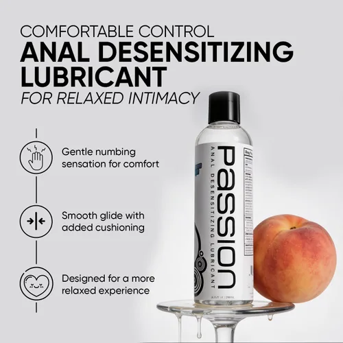 Miniatura 2 de Lubricante de ano para desensibilizar. Máxima potencia. Formato 8.25 onzas líquidas de Passion Lubes