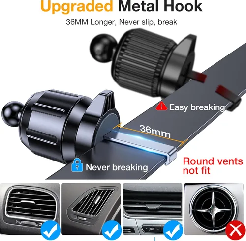 Miniatura 8 de Phone Holders for Your Car Phone Holder Mount【Super Suction】Cell Phone Mount for Car Accessories for Women Men Windshield/Vent/Dash Truck Stand