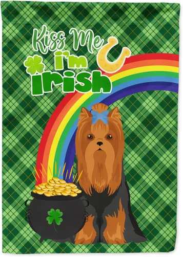 Miniatura 53 de Caroline's Treasures WDK4731GF - Bandera decorativa para jardín del día de San Patricio, color negro y tostado, Airedale Terrier, para jardín