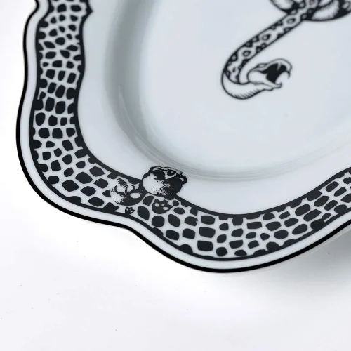 Miniatura 2 de Harry Potter Voldemort Death Eater Dark Mark - Plato para servir de porcelana de 14 pulgadas