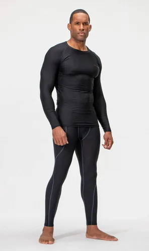 Miniatura 2 de DEVOPS 3 Pack Men's UPF 50+ Long Sleeve Compression Shirts, Water Sports Rash Guard Base Layer, Athletic Workout Shirt