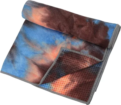 Miniatura 5 de Toallas de yoga, toalla de yoga antideslizante con textura de gofre antideslizante, manta de yoga de microfibra 100% absorbente, sin olor