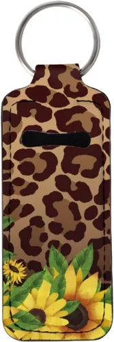 Miniatura 9 de doginthehole Chapstick - Llaveros para mujer, de neopreno, para bálsamo labial, llavero con clip, bolsa organizadora para lápiz labial