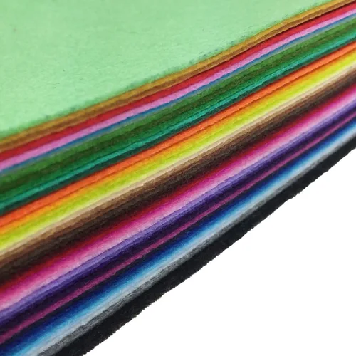 Miniatura 2 de 42 hojas de fieltro 4 x 4 pulgadas con colores surtidos y 1 mm de grosor para artesanías y manualidades