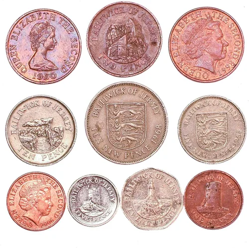 Miniatura 19 de Malta 10 Monedas Mixtas Moneda Maltesa Mils Céntimos Desde 1972