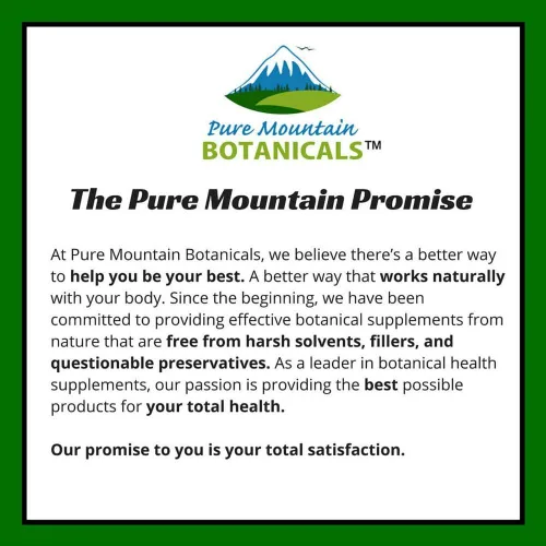Miniatura 7 de Pure Mountain Botanicals Vitex Chasteberry Suplemento – 90 cápsulas – 400 mg orgánico Vitex Berry – KOF-K Kosher Certified Vegan Chaste Tree Berry