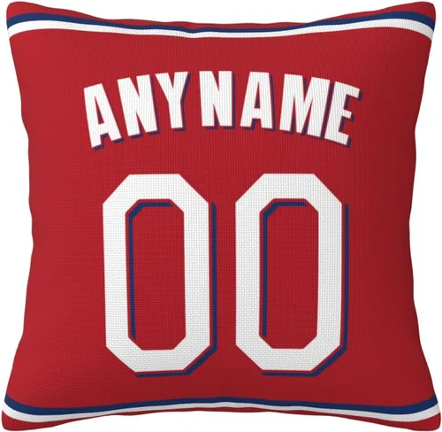 Miniatura 36 de Funda de almohada personalizada: personaliza cualquier nombre y número, regalo de béisbol personalizado para hombres y mujeres, funda de almohada MT