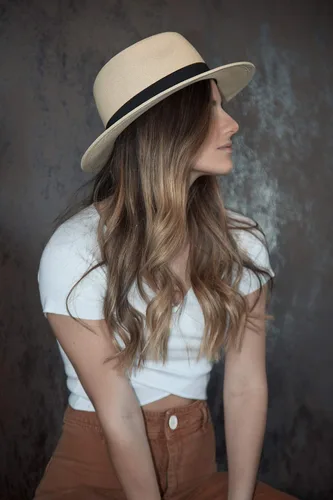 Miniatura 5 de Pineapple&Star Sun Straw Fedora - Sombrero de playa con trenza fina UPF50+ para unisex
