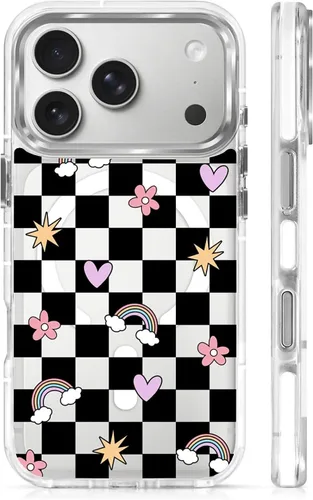 Miniatura 14 de Funda para iPhone 13/14 [compatible con Magsafe], funda magnética transparente de silicona a prueba de golpes con patrón de versículos de la Biblia