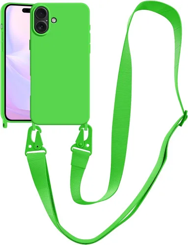 Miniatura 110 de Funda compatible con iPhone 13 con correa, funda cruzada para iPhone con cordón, ajustable, a prueba de golpes, protección contra caídas, funda