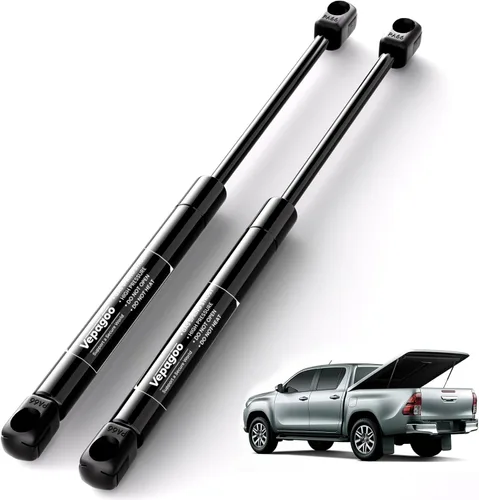 Miniatura 18 de Vepagoo 24 pulgadas, 20 libras/89N, amortiguadores de gas, soporte de elevación de resorte para reemplazo de cubierta de tonneau, camioneta, cama