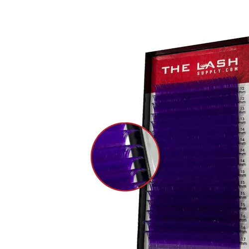 Miniatura 7 de THE LASH SUPPLY Extensiones de pestañas de volumen de color para Halloween, rizo CC, 0.51-0.70 pulgadas de longitud, 0.07 de grosor, rizo natural